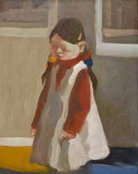Ребенок в красной кофте, х.м. 2007г. Смекалов И.