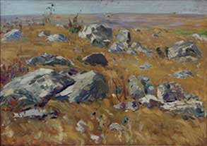 Степные камни, х.м.  1960г. Мухаметзянов Ш.Г.